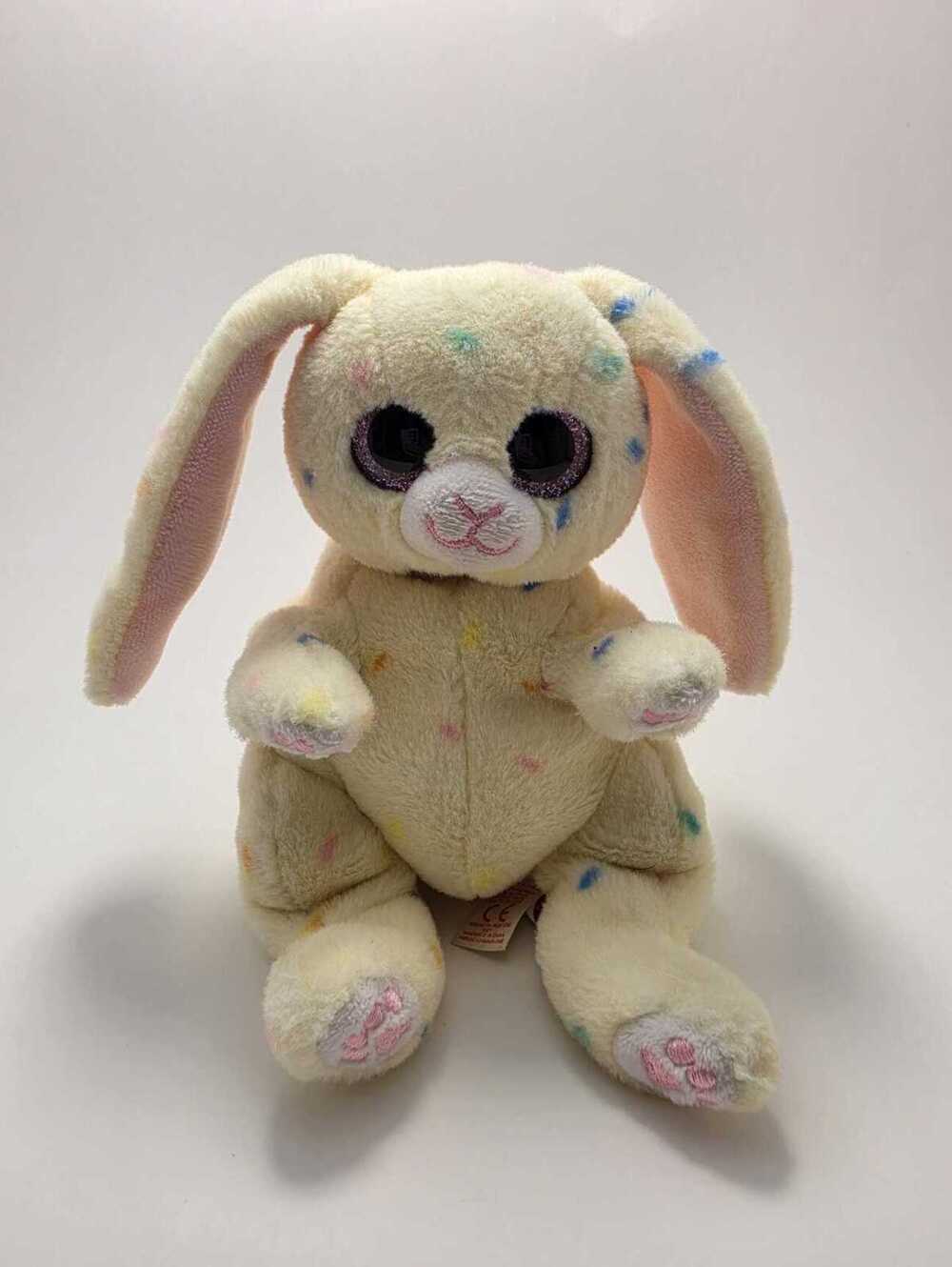 Ty Beanie Baby Bellies "Spring” the Yellow Bunny Easter - No Hang Tag! (8 inch)